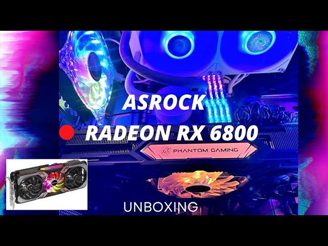 ASRock RX6800XT PGD 16GO 256Bit PCIE 16GB GDDR6 AMD RDNA 2 Phanto