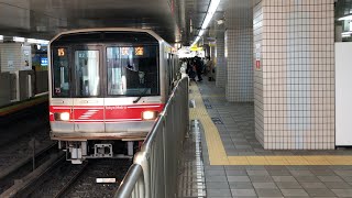 (引退へのカウントダウン) 東京メトロ丸ノ内線02系02-115F 後楽園駅発車