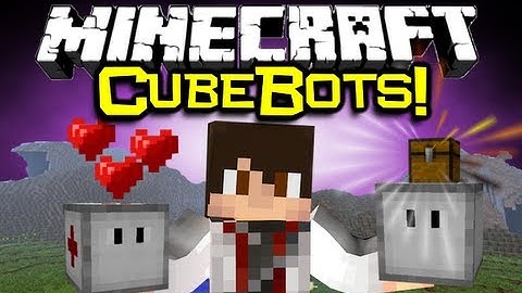 Minecraft CUBEBOTS MOD Spotlight! - Mini Minions! (Minecraft Mod Showcase)