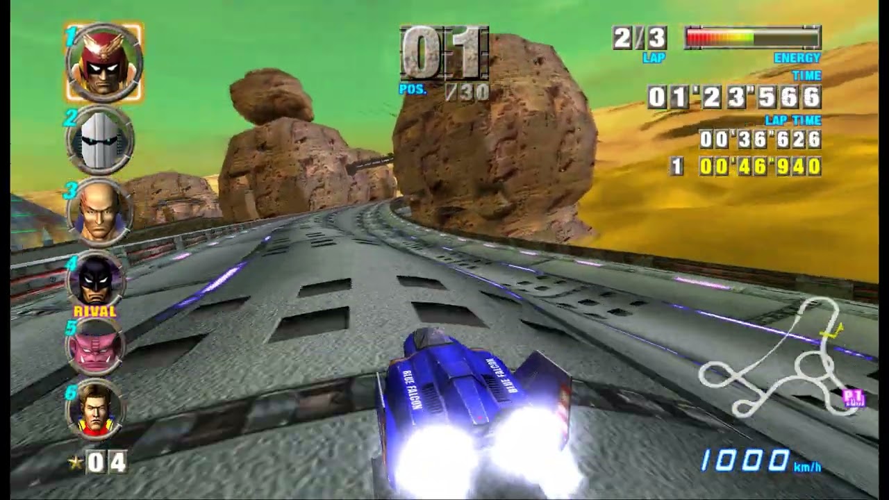 F Zero Gx キャプテン ファルコン ルビーカップ 初めてプレイ Youtube