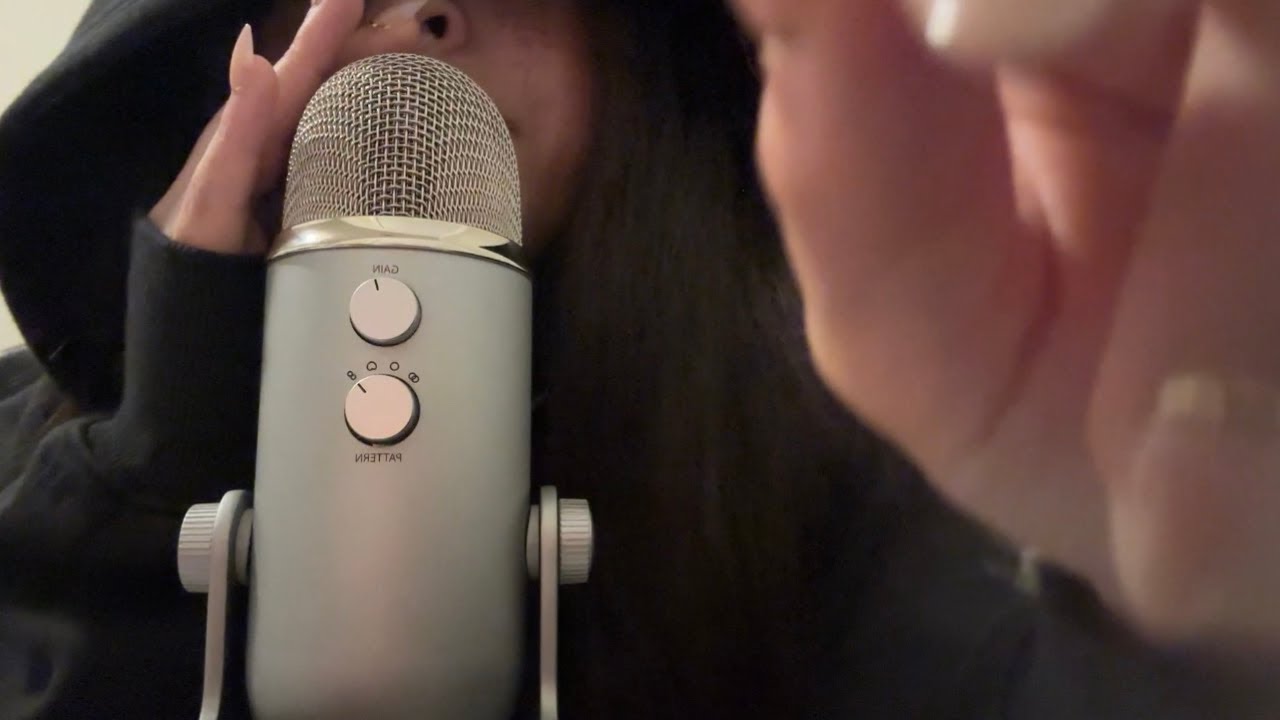ASMR blue yeti & clicky mouth sounds (use headphones) ♡