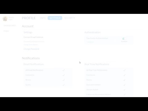 Enable two-factor authentication | OpenText Core Share