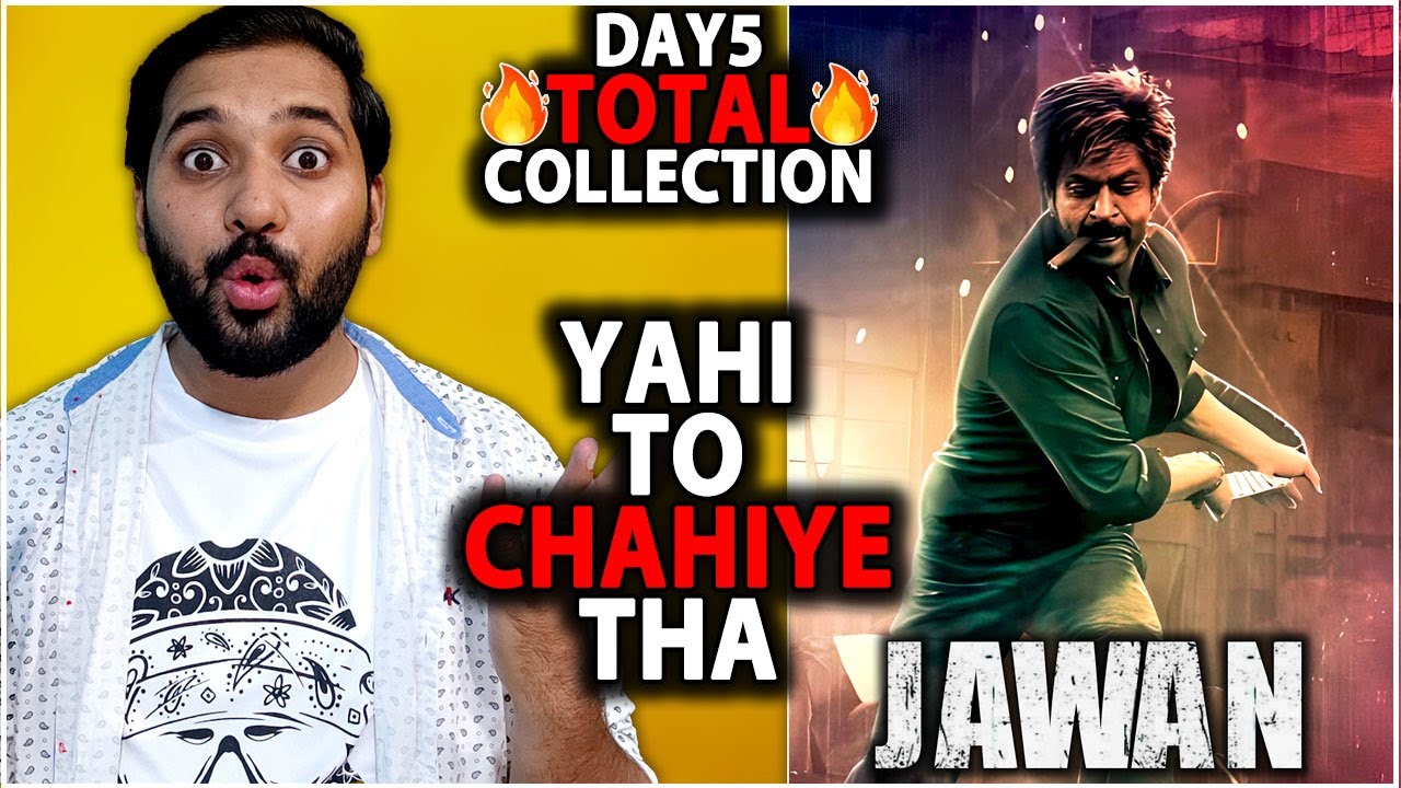 Jawan Day 5 Total Box Office Collection Prediction | Jawan Box Office Collection | Shahrukh Khan
