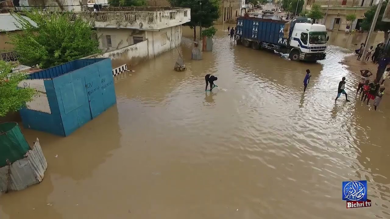 Image drone Inondations à Touba, 22 août 2025 Touba darou khoudoss diapou Diakay Ndiouga Kébe