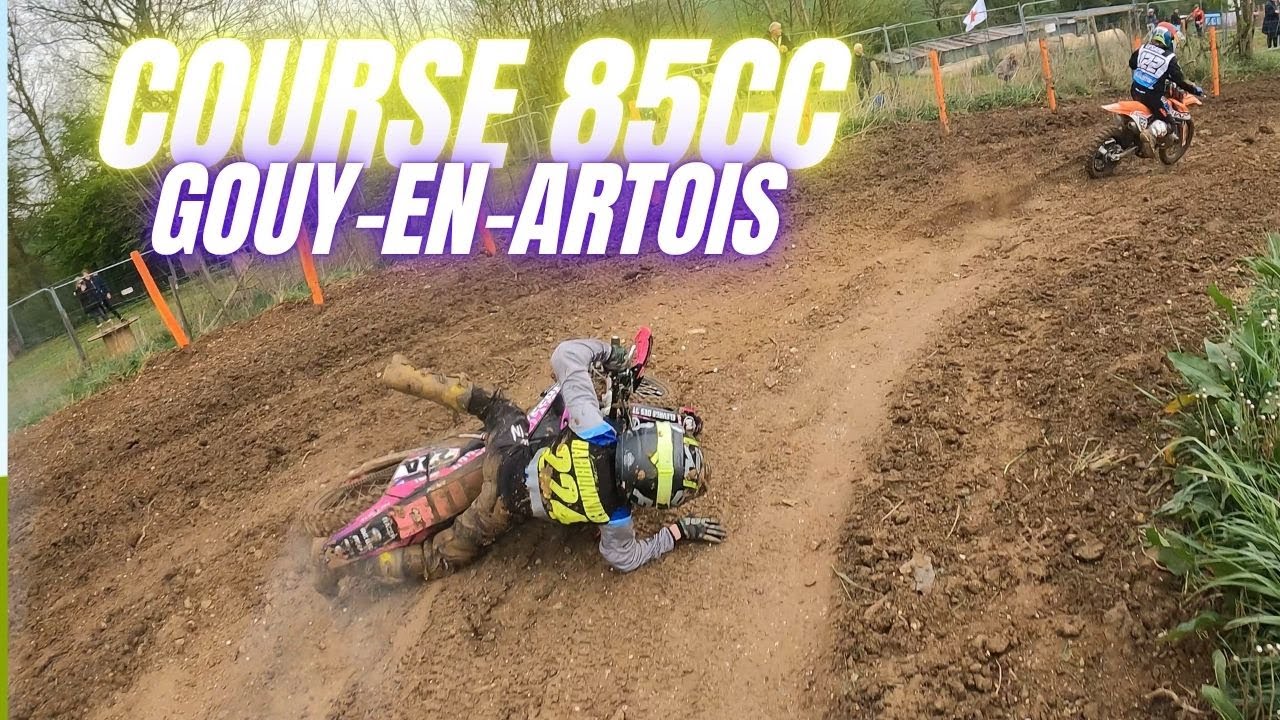 Course moto cross dans la boue // Gouy-en-artois 2025