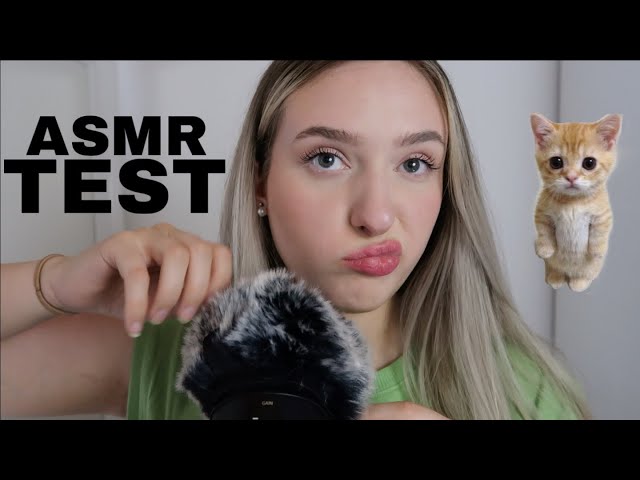 ASMR WIR TESTEN MEIN MIKROFON... Whispered, Tapping Sounds & tingleee Garantie ☁️💤😋