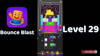 Bounce Blast Level 29 Walkthrough 🧩💥 | Satisfying Bounce Puzzle Game | Solutionguruji