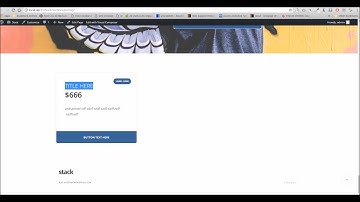 Stack WordPress Theme - Pricing Tables Overview
