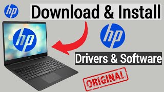 How to Download HP Laptop Drivers | HP Laptop Drivers Installation