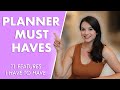 PLANNER BUYING TIPS // 11 Features You NEED When Buying A Planner!!!