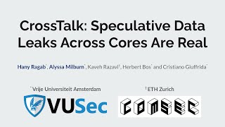 CrossTalk: Speculative Data Leaks Across Cores Are Real
