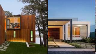 12 Fachadas De Casas Modernas Para Una Sola Planta. - YouTube