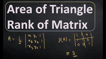 Rank of Matrix | Matrices and Determinants | Elementary operations | Master Cadre and Class 11-12th