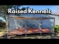 Professional Raised Dog Kennel build