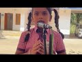 Saira Anna Jaison of KIPS class 2 reciting the poem Amma.