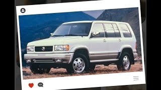 Career Overview Acura SLX 1996-1999, complete model history