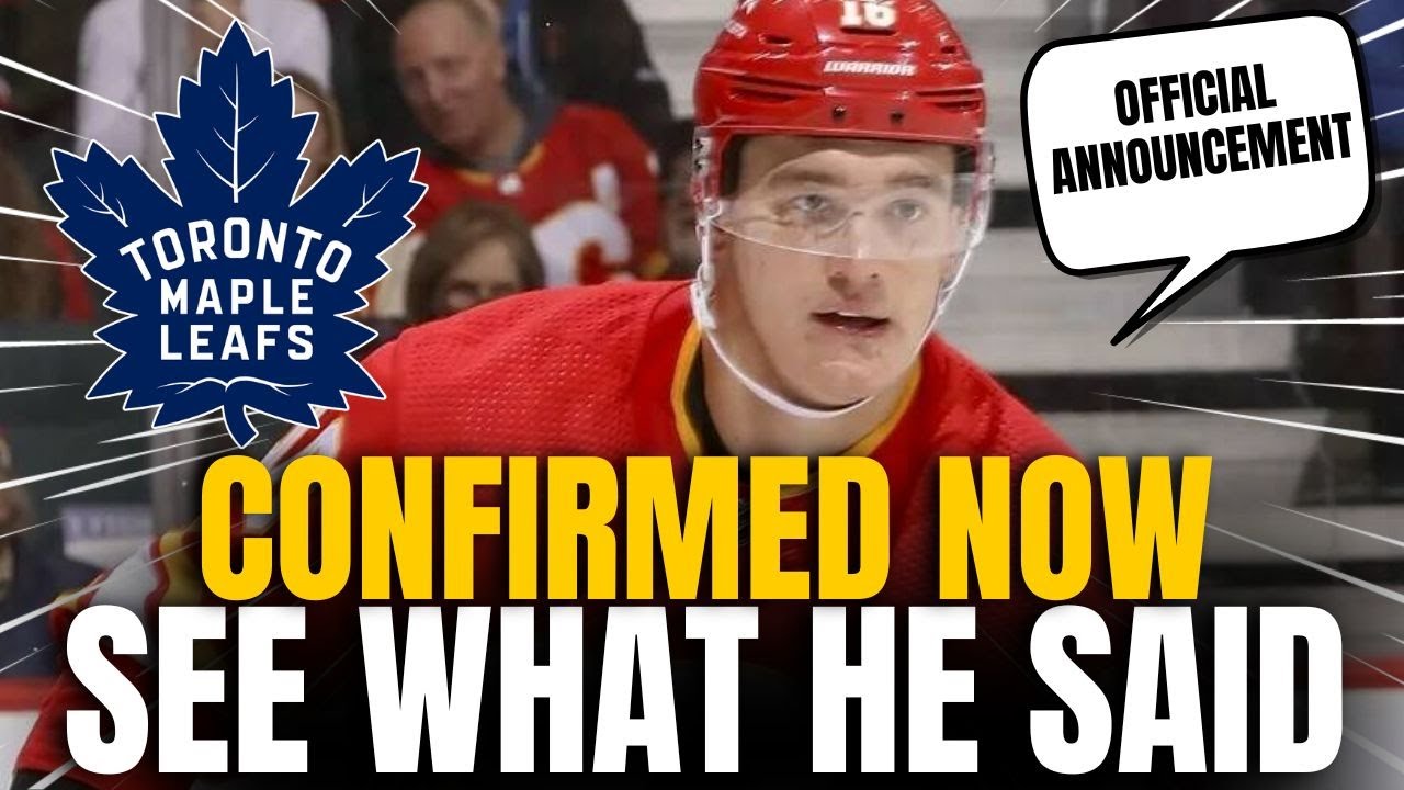 BOMB NOW! SURPRISED THE FANS! TORONTO MAPLE LEAFS NEWS! NHL NEWS! LEAFS ...