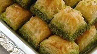 Turkish Home Made Baklavaباقلوا ترکی سه سوته با خمیر خونگی