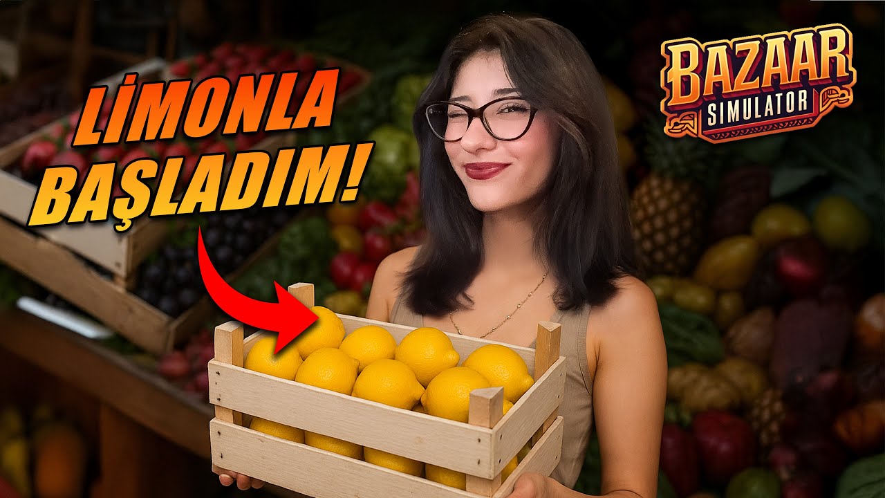 LİMON SATARAK ZENGİN OLDUM! | Bazaar Simulator