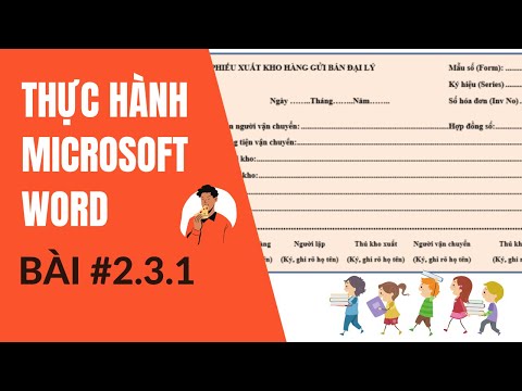 Video [Ôn thi MOS 2016] Thực hành - Word #2.3.1 - youtube