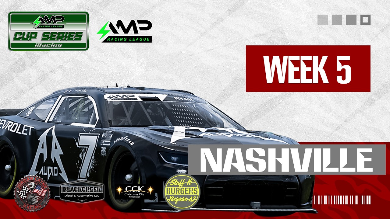 J & S RACING NASHVILLE SS | AMP RACING CUP SERIES WEEK 5 #iracing #league #gaming #AMP
