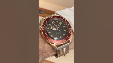THE NEW 2025 OMEGA SEAMASTER DIVER 300m in BRONZE GOLD