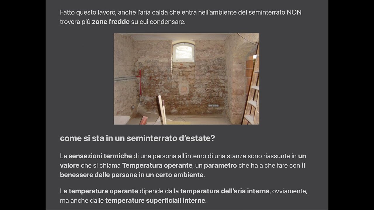 54# Umidità in cantina o nel seminterrato, come risolvere il problema