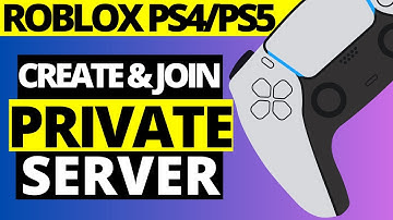 How To Create & Join Private Server For Crossplay on Roblox Playstation PS4/PS5