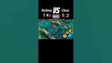 🇵🇭Vs🇳🇵 Badang Vs Chou! part2 #mlbb #chou #badang #1v1 #gaming #youtubeshorts #shorts #part2