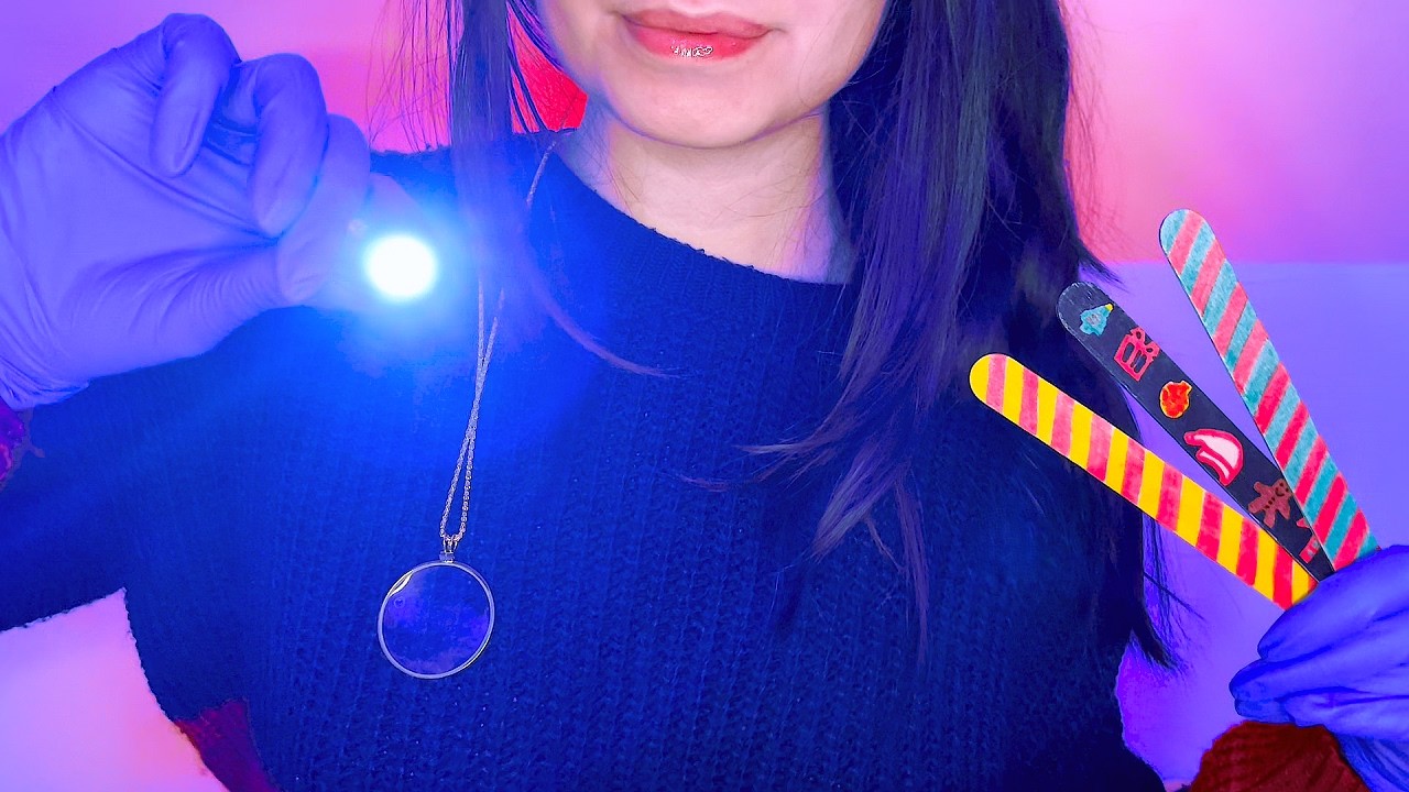 ASMR RP Ophtalmologue – Examen d’urgence de tes yeux 🎄