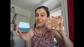 Organically Bath & Beauty // Colorful and aromatic natural soaps by plasticfreepuffin 122 views 3 years ago 4 minutes, 34 seconds