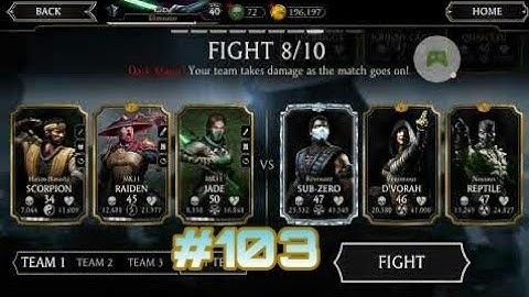 Mortal Kombat - 44-tower - Battle mode, walkthrough gameplay part 103 (Android)