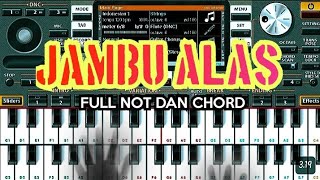 Tutorial MUDAH notasi dan chord piano lagu JAMBU ALAS #tutorial #piano #lagu #trending