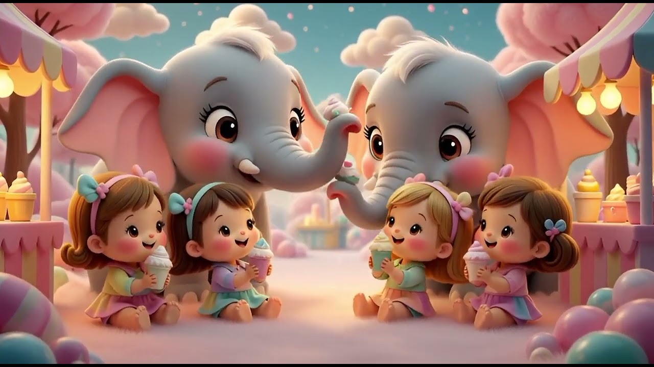 Elephant carvinal fun   kids rhyme