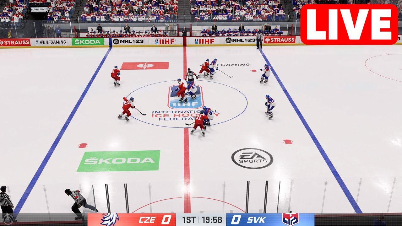 ICE HOCKEY LIVE🔴 Slovakia vs Czechia 2023 IIHF World Championship - 12th May 2023 Match - NHL 23