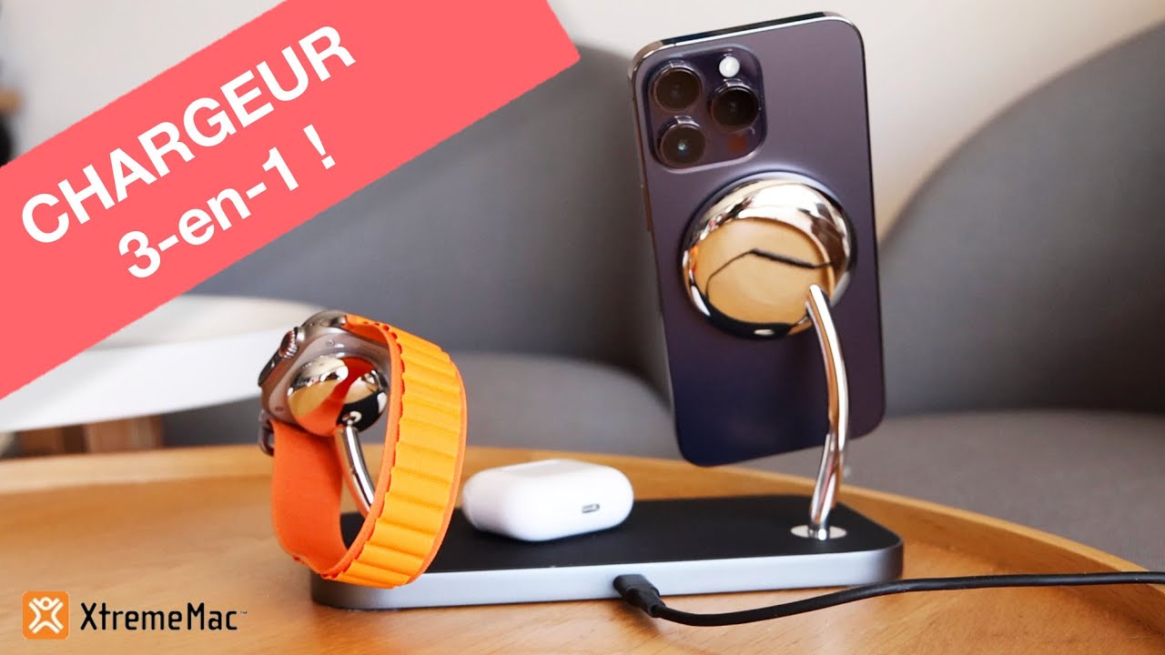 Charge Tree Swing - Chargeur induction 3 en 1 Apple Watch, iPhone & AirPods