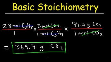 Stoichiometry Basic Introduction, Mole to Mole, Grams to Grams, Mole Ratio Practice Problems