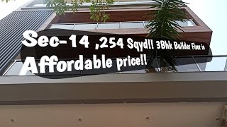 254 Sqyd !! Sec-14 3Bhk!! in Affordable price!! ☎-9718000810 !!