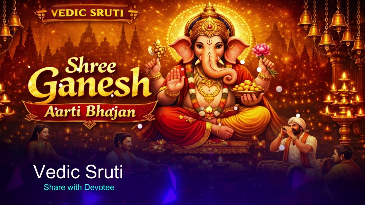 Ganesh Ji Ki Aarti | Shree Ganesh Bhajan | Ganpati Bhajan for Blessings | Vedic Sruti