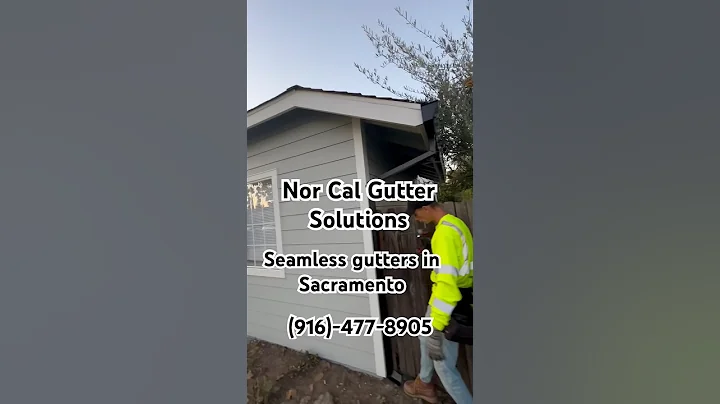 Seamless gutters in Sacramento CA, Nor Cal Gutter Solutions. #roofing #gutters #sacramento