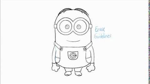 How to Draw Dave the Minion From Despicable Me