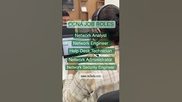 CCNA JOB ROLES #ns3edu #ccna #ccnatraining #ciscocertification #ciscoccna #cisco #ccnacertification