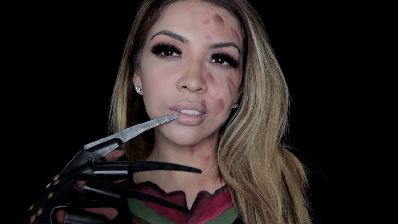 Easy Freddy Krueger Halloween Makeup YouTube