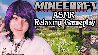 Minecraft ASMR ♡ Whispering, keyboard sounds, relaxing gameplay~ ✩₊˚⊹♡