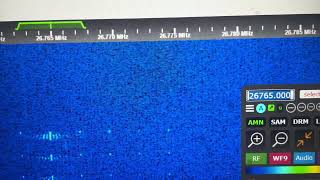 26.765 MHz AM Taxi Cab Dispatch Radio Comms - Mexico City Taxi 2102 UTC 08/08/2026 [W3HFU SDR]