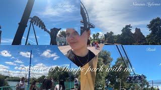 Come To Thorpe Park With Me Yr 13 Leavers Trip My First Time Ever