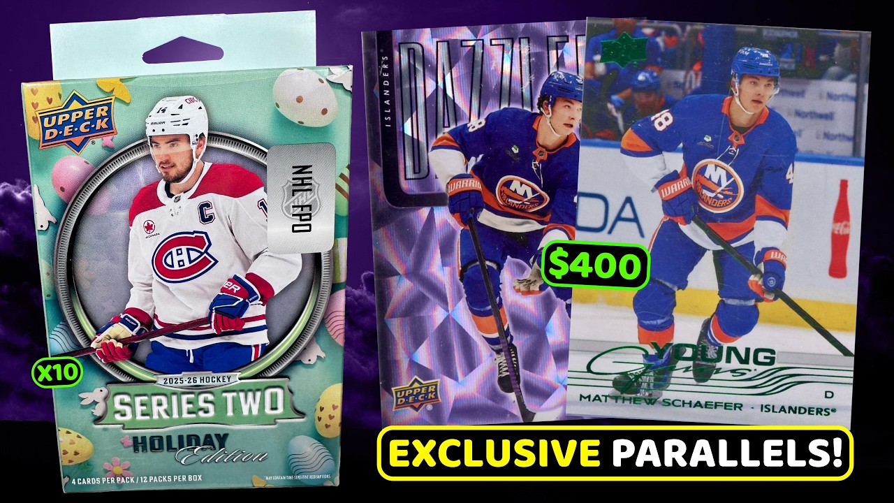THESE NEW HOLIDAY BOXES ARE RED HOT! 2025-26 Upper Deck Series 2 Hockey Holiday Edition Hanger Boxes
