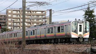 E129系B6編成【4K】信越本線上り444M長岡行き