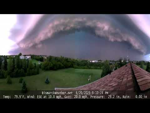 BismarckWeatherTimeLapse Storm 2025 06 20