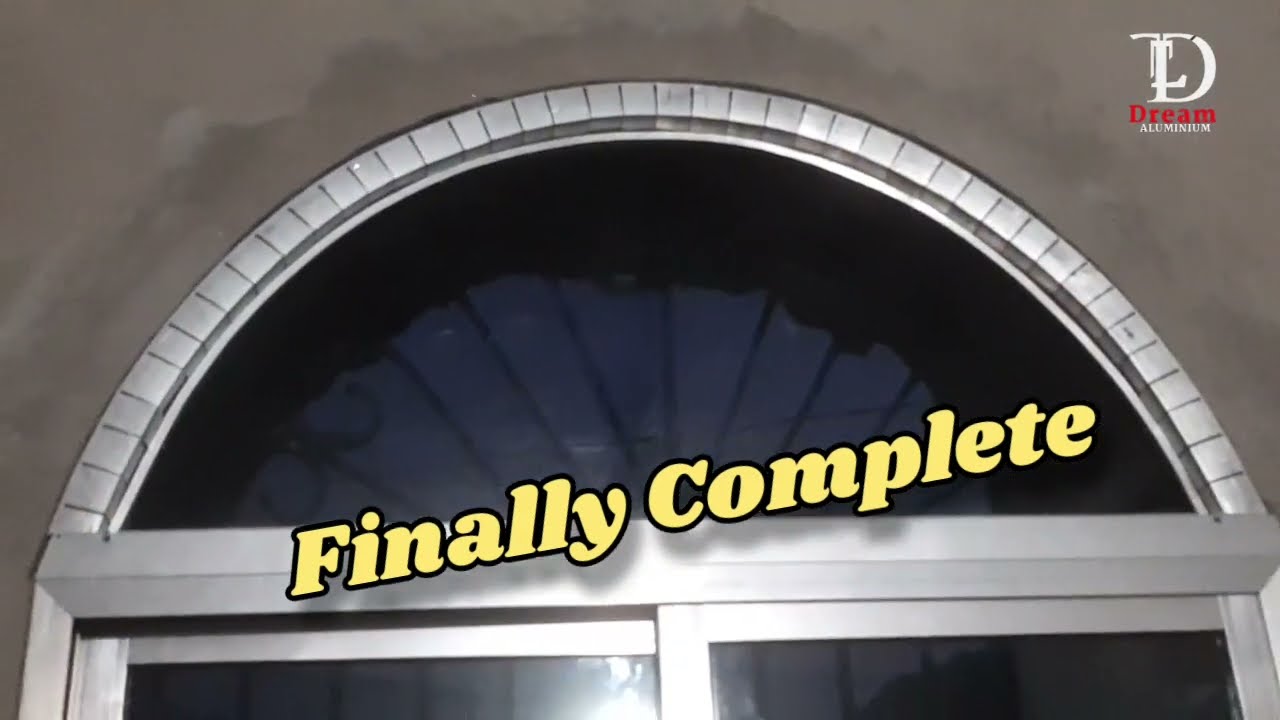 How to make aluminium window | aluminium window making process | arch kaise banaye #aluminium #work